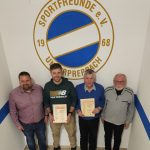 Ehrungen Prill 25 und Fausten 50 Jahre